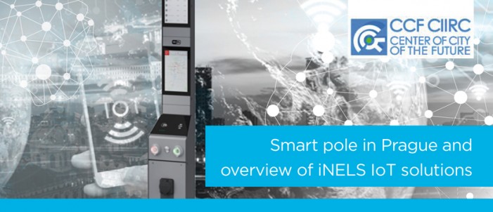 Smart pole in Prague and an overview of IoT iNELS solutions photo